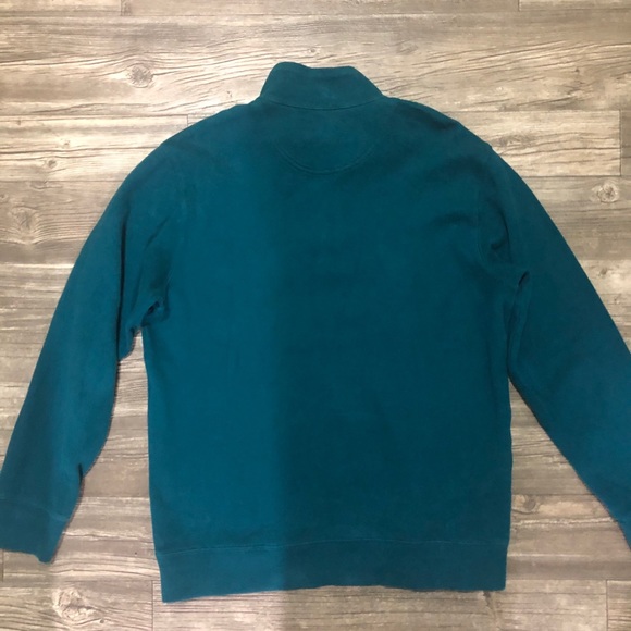 LANDS’END Men’s Quarter Zip Sweater - Picture 6 of 6